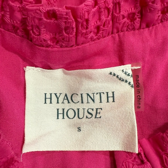 Tuckernuck Hyacinth House Pink Eyelet‎ Midi Tryall Dress Size Small - Picture 15 of 16